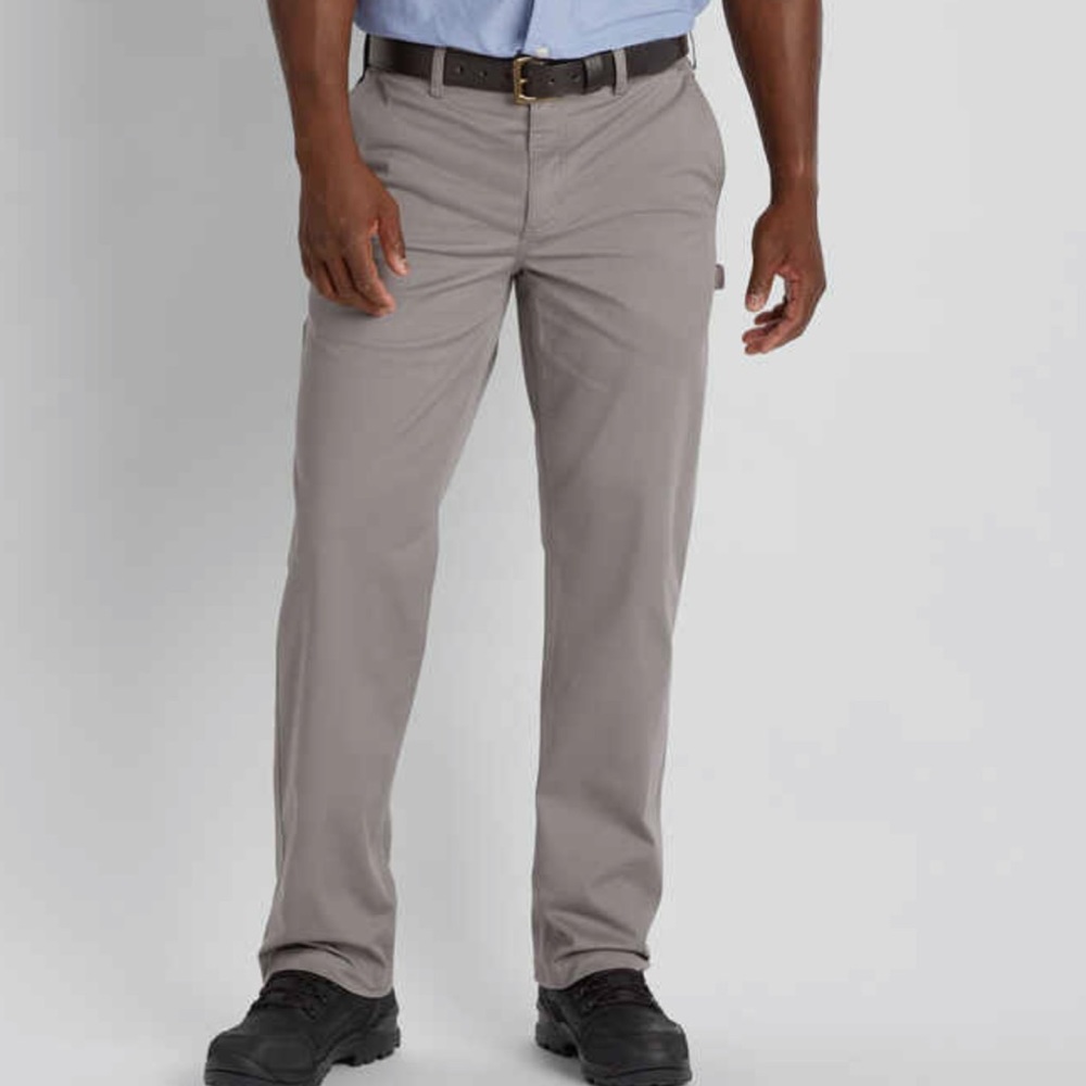 Men's 40 Grit Flex Twill Standard Fit Khaki Pants by Duluth Trading Co.